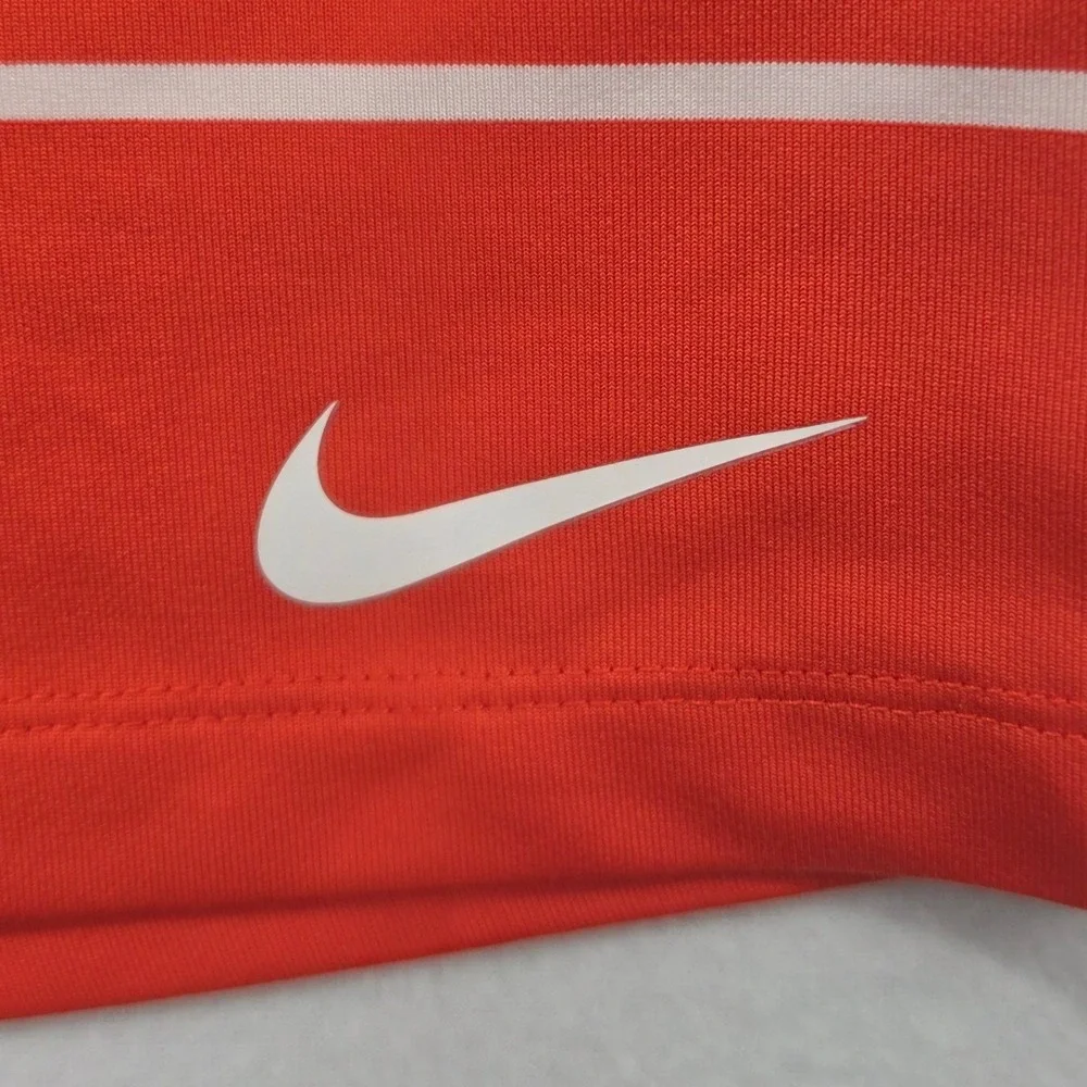 Nike Golf Dri-FIT Striped Skort Tennis Athletic Skirt Built-In Shorts Red M EUC